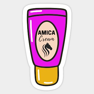 AMICA Cream Sticker